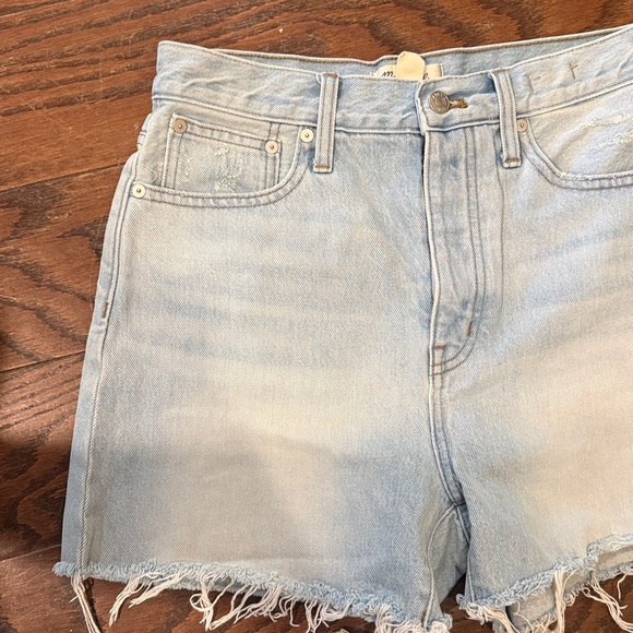 Madewell the mom Jean shorts, size 26 - Picture 3 of 9